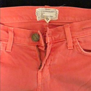 Current Elliot stiletto skinny in faded wagon red